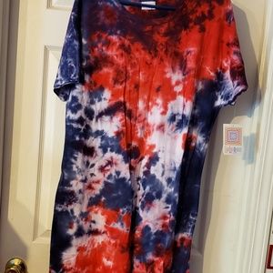 Nwt lularoe tiedye maria dress